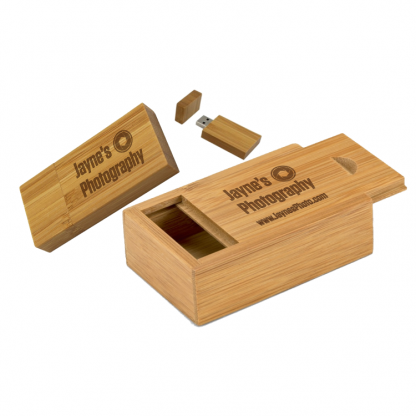 Dark Bamboo USB and Box